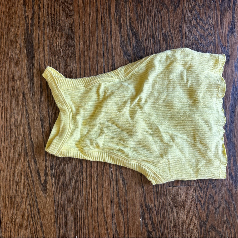 Yellow Sleeveless Top